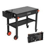 Yundasan Portable Outdoor Grill Table. 31W x 17D