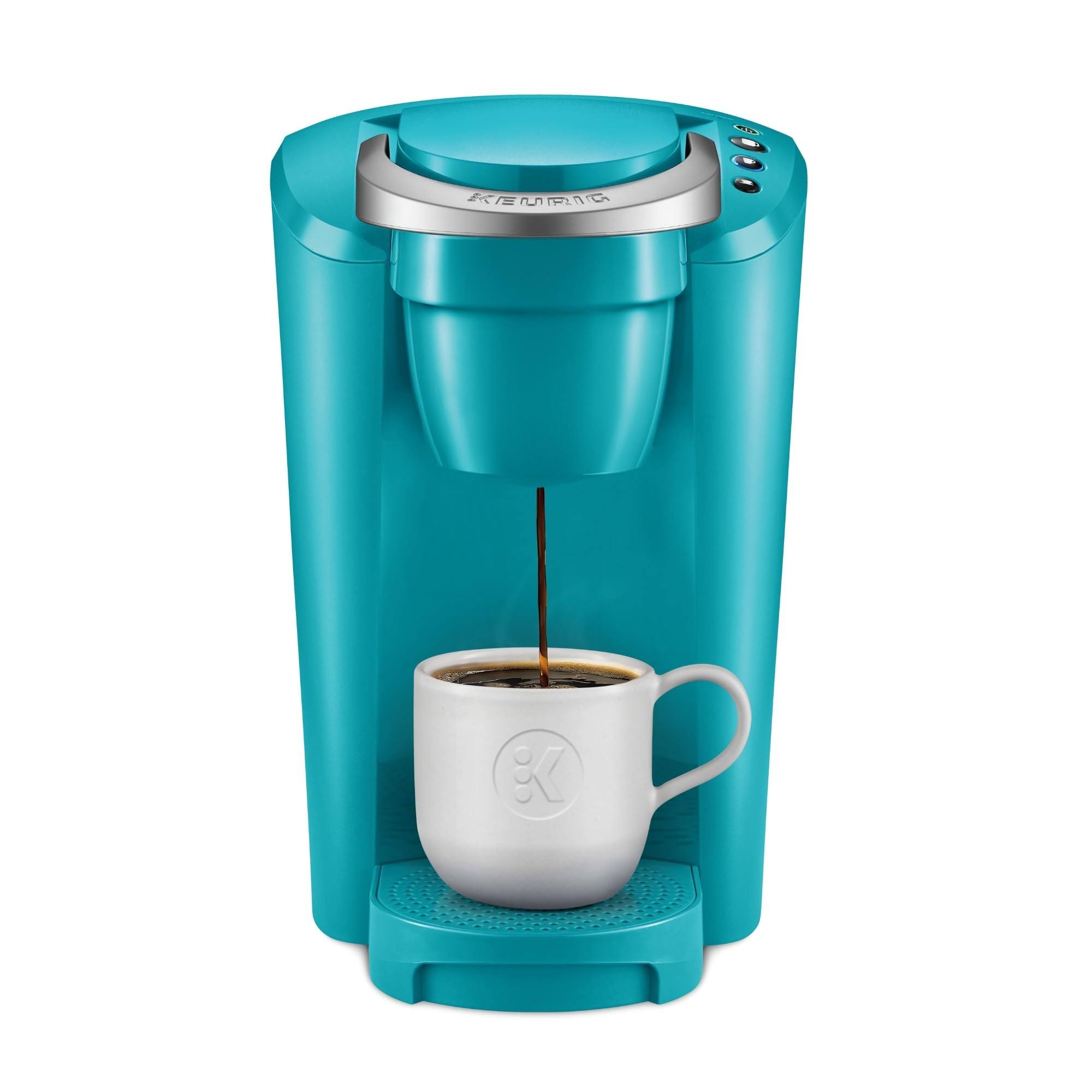 e320805d7ff1c1440b30c5f8d2d76dc7dea7ea9adc47e78e7d85cdebcf85256b.jpg Keurig K-Compact Single-Serve K-Cup Pod Coffee Maker (Turquoise) - Image 1
