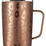 BruMate Toddy 16 oz Gold Leopard BPA Free Vacuum Insulated Mug