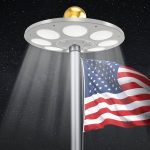 PPQ Solar Flagpole LED Light,New 136 LED 10000H Lifespan Flag Pole Light for 15-25 ft Poles,Solar Powered Waterproof Lighting On