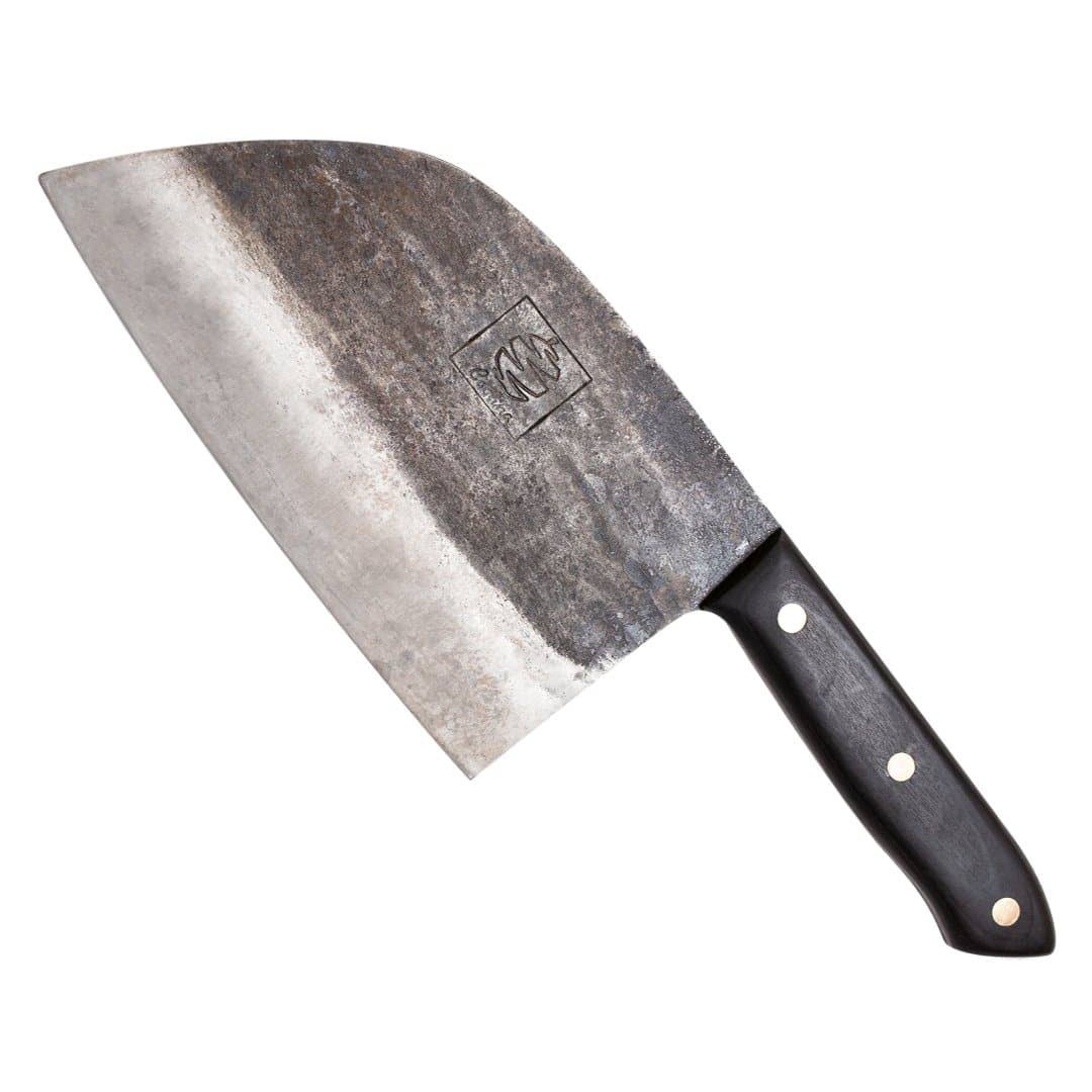 e33a1d3a1db4bed4e24ad8358edc161e9fa0b599c42de382d0104e98873b2e5a.jpg Coolina Knife PROMAJA Handmade Multipurpose Chef��s Knife, Carbon Steel Knife with Wooden Handle for Indoor and Outdoor Cooking | Well Balanced and - Image 1