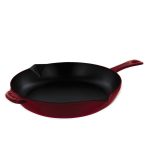 Staub Cast Iron Fry Pan, Grenadine, 10"