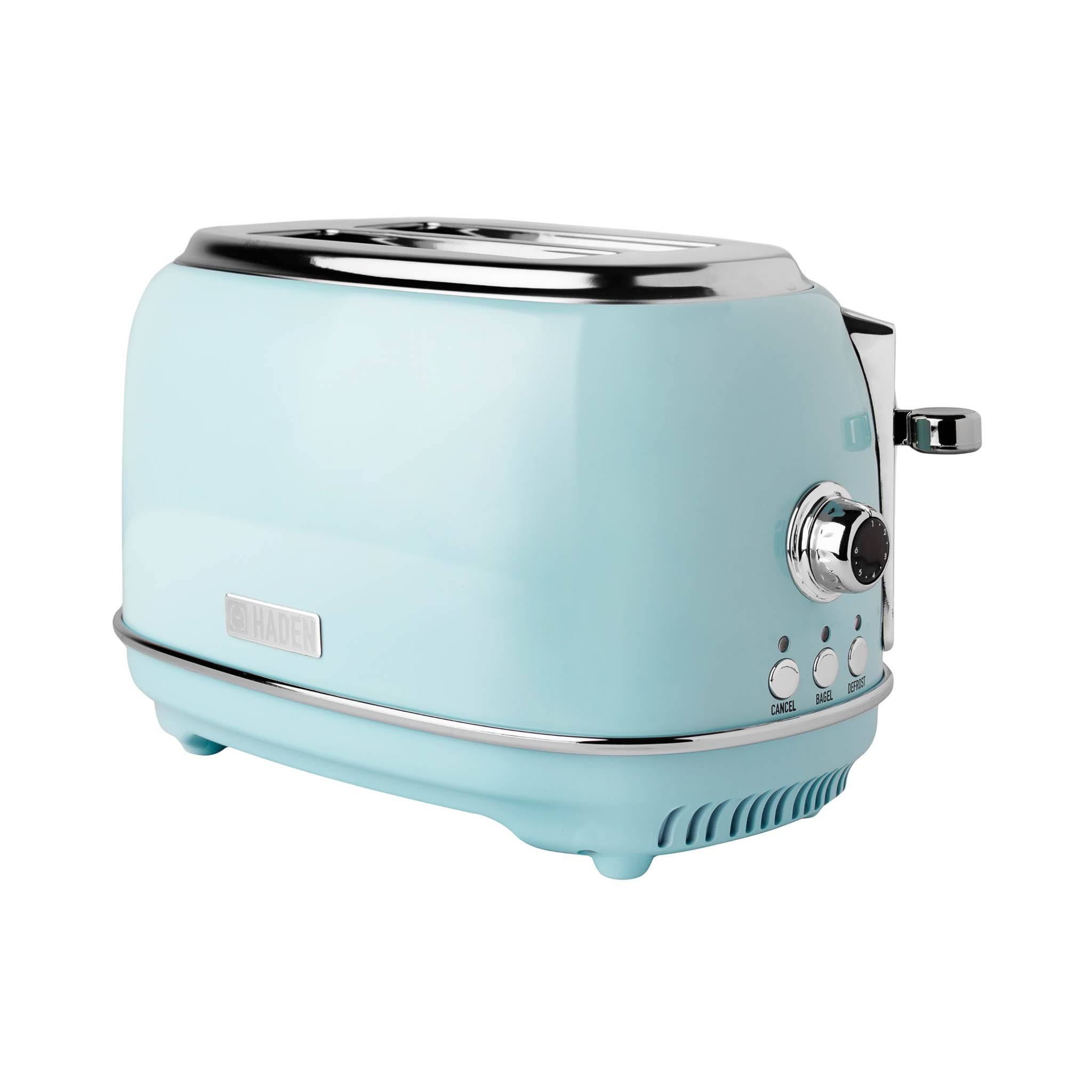 e36cb852669c3706639326363abdf45c5514698b9bda4e4c90dbd96b5ed036bb.jpg Haden Heritage 2-Slice Wide Slot Toaster ,Turquoise - Image 1