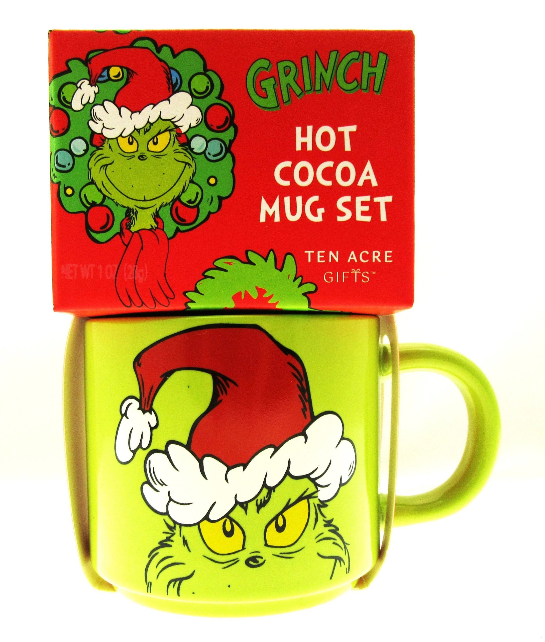 e3a3470a1b65da77ef446599751d18b70937161260f60257e9fbb42ce5dcf410.jpg The Grinch Hot Cocoa Collectible Mug Set - Image 1