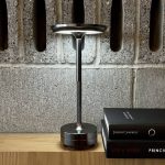 Ambient Metallic - Cordless Table Lamp - Rechargeable & Waterproof - Black
