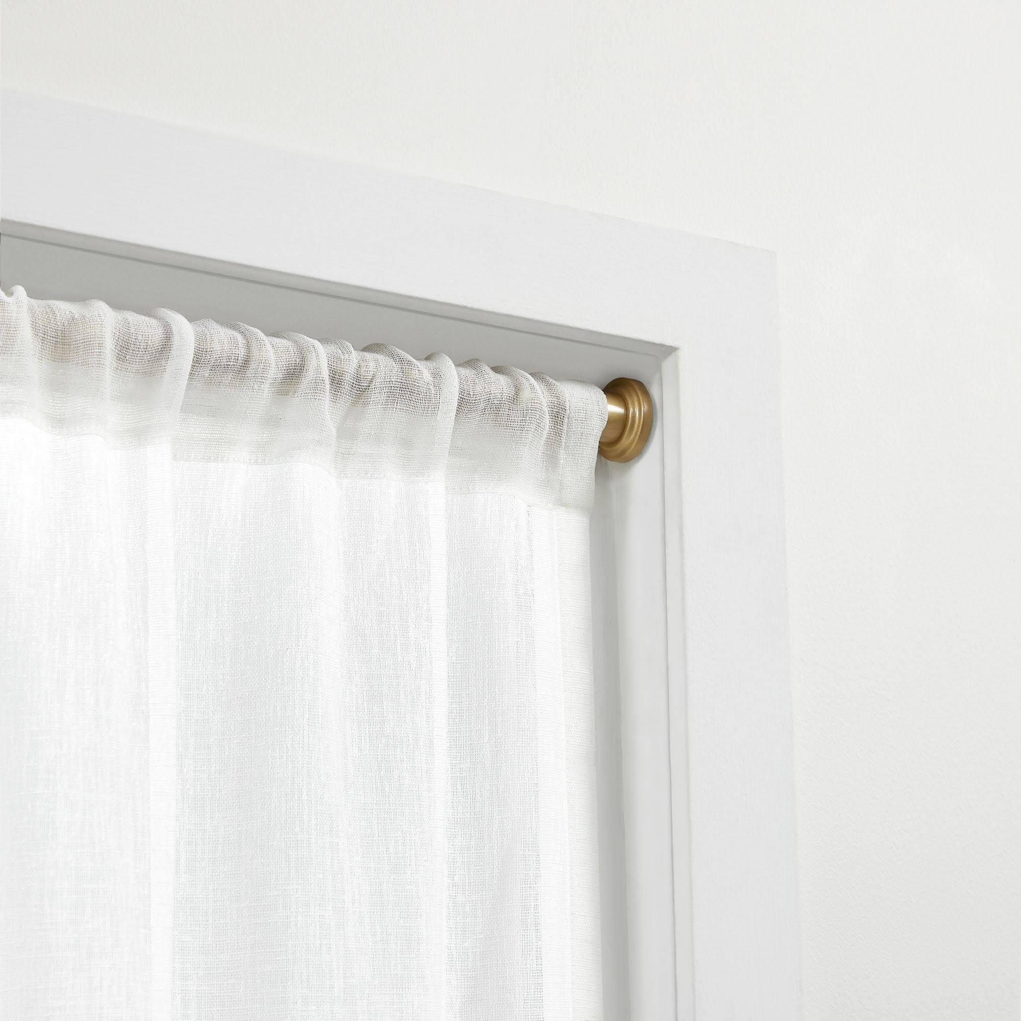 e3a75e01f56e949b4c746f5f398c050d563af3b8815e3892cc8f45c89156306e.jpg Exclusive Home Adjustable Tension Rod, Gold, 36"-63" - Image 1