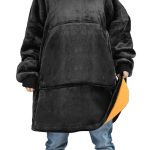 Tirrinia Camo Oversized Hoodie Blanket Sweatshirt Comfortable Sherpa Giant Wearable Blankets Gift for Adults Men Women Teenagers Wife Gir