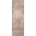 Skye Oriental Terracotta Area Rug Bloomsbury Market Rug Size: Rectangle 2'6" x 7'6"