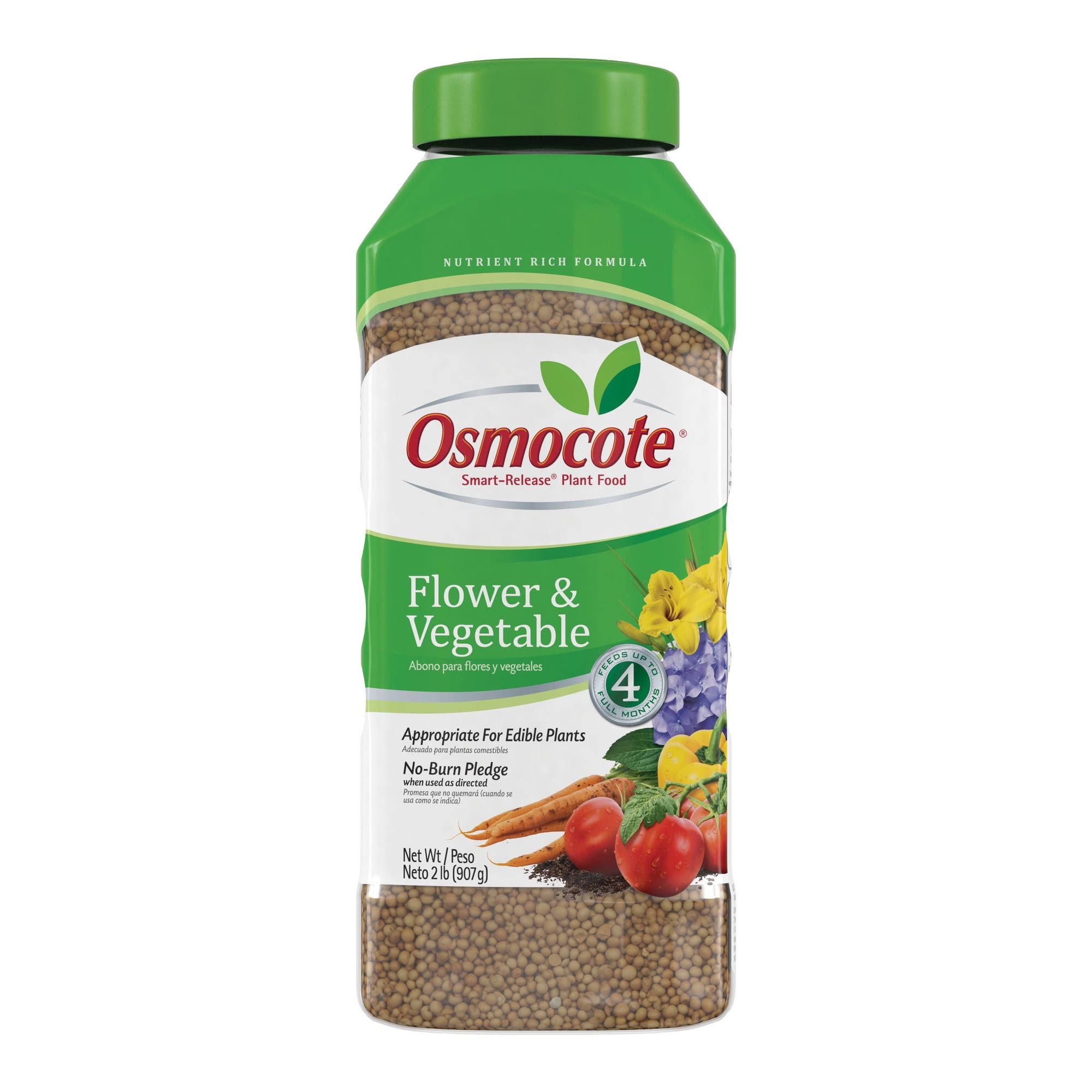 e3ee0251df493c396690467d8134323ed83a31181680ea79af814bc5d288fdc8.jpg Osmocote Flower & Vegetable Smart Release Plant Food 2 lbs. - Image 1