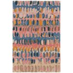 Dash Albert Paint Chip Coral Hand Micro Hooked Wool Rug 3' x 5'