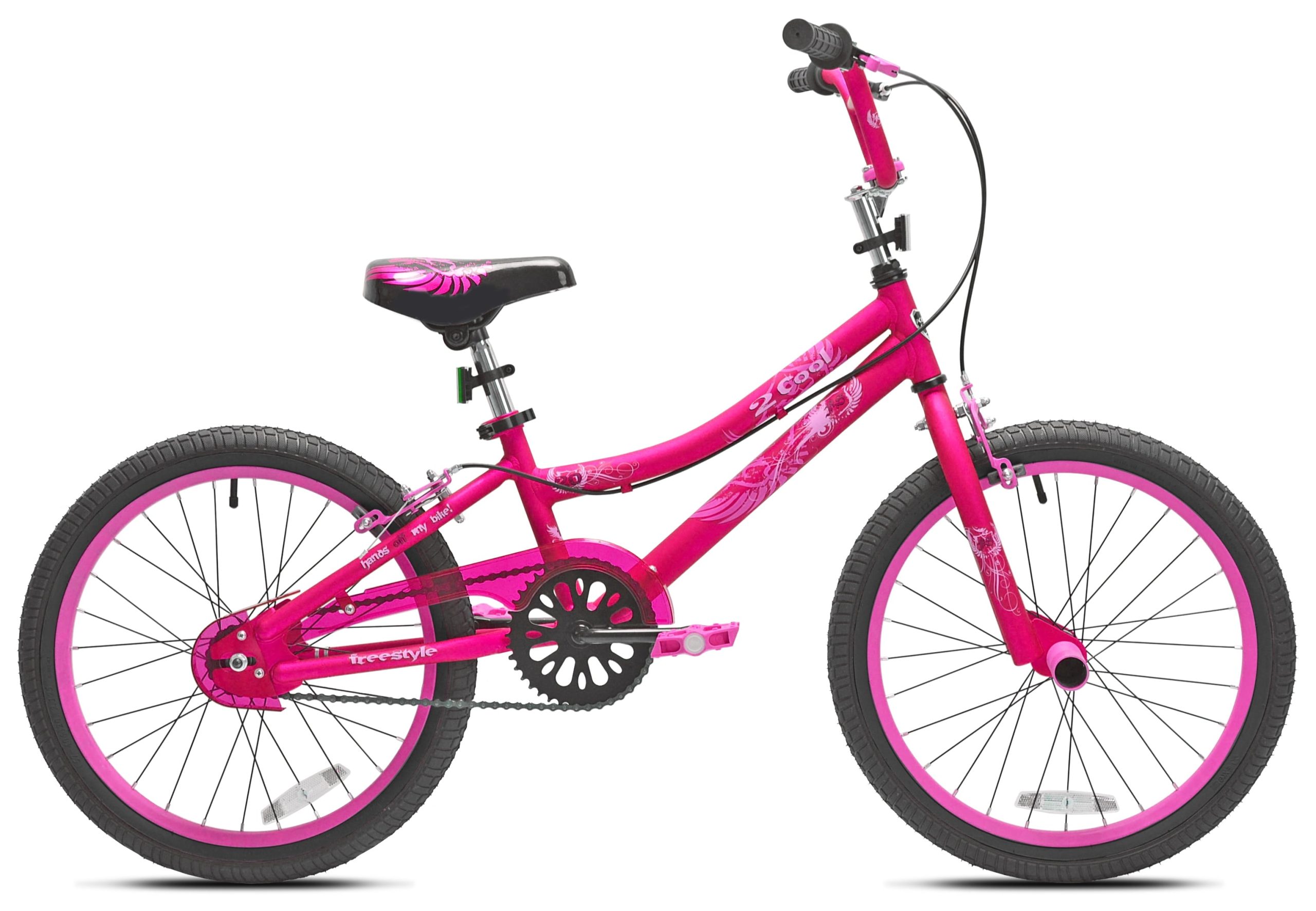 e440e1d8f703afdb51e2b92809ac91333ce3eb1c98cd242484b24a322f6f9391.jpg Bicycle 20 In. 2 Cool BMX Girl's Bike. Pink - Image 1