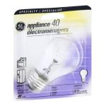 GE Light Bulb, Appliance, Clear, 40 Watts