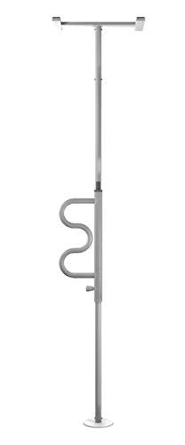 e47e64a2b1c4866226f72e5164d7501f1d5c25167e827bd939c46c2b17c46572.jpg Stander Security Pole & Curve Grab Bar (White) - Image 1