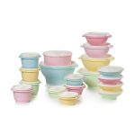 Tupperware Heritage Collection 36 Piece Set Food Storage Container Vintage Color