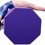 Dkelincs 24.4" x 25.6" Gymnastics Octagon Tumbler Trainer Exercise Mat Tumbling Equipment Somersault Mat, Pink