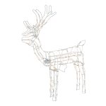 Holiday Time 48" Tall Animated Standing Buck Light Sculpture Christmas Decor