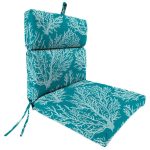 Outdoor French Edge Dining Chair Turquoise
