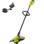 Ryobi P20180-AC One+ 18V 13 in. Cordless Battery String Trimmer/ Edger with Extra 3-Pack of Spools, 4.0 Ah Battery and Charger