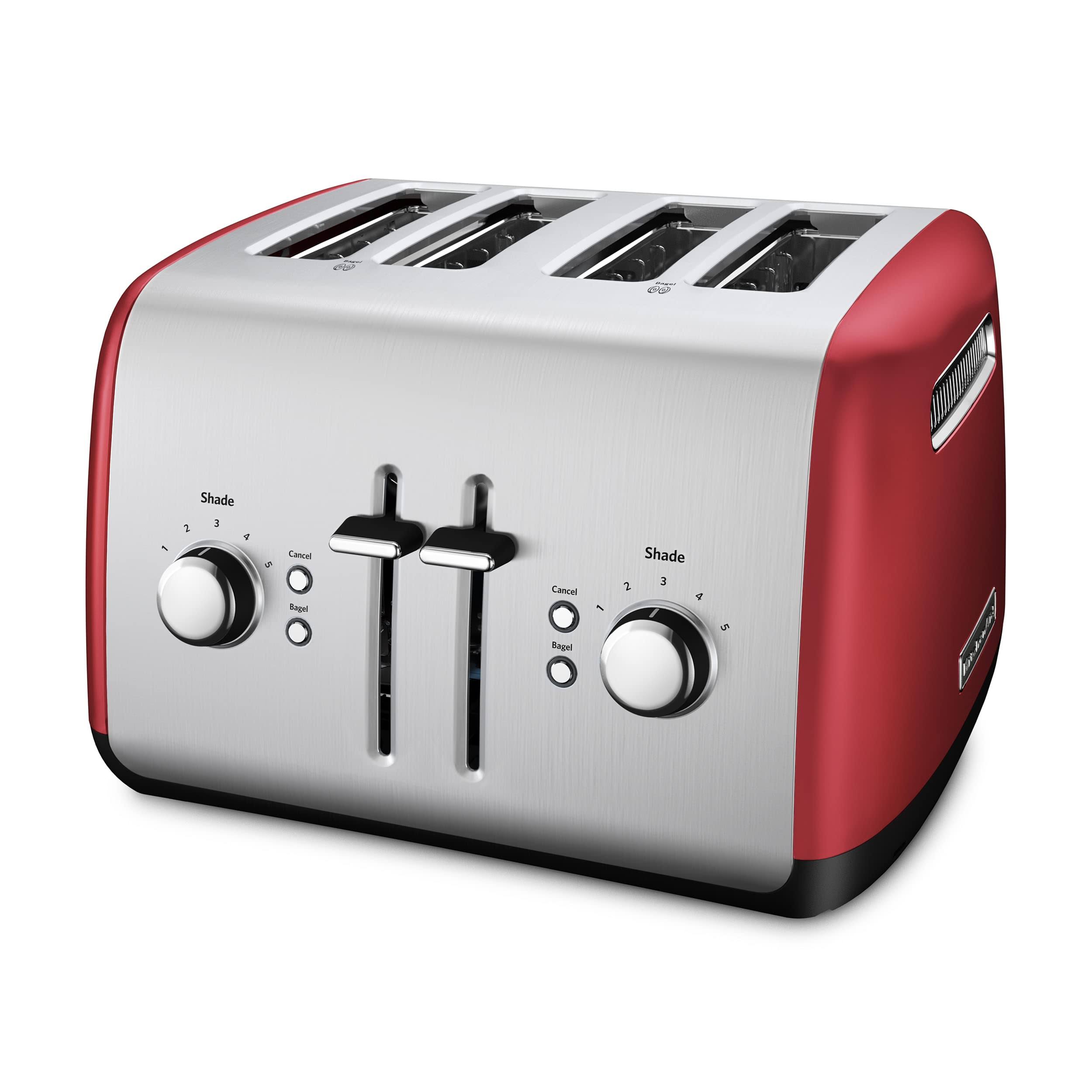 e5512c2293bddc787cf35bf6b5ae94a94c818af58a000bf9a99aa380bdb20afa.jpg KitchenAid 4 Slice Toaster Empire Red - Image 1
