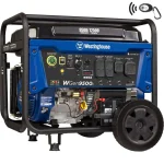 Westinghouse 12, 500 Peak Watt Remote Electric Start, Portable Gas Powered Generator with CO Sensor