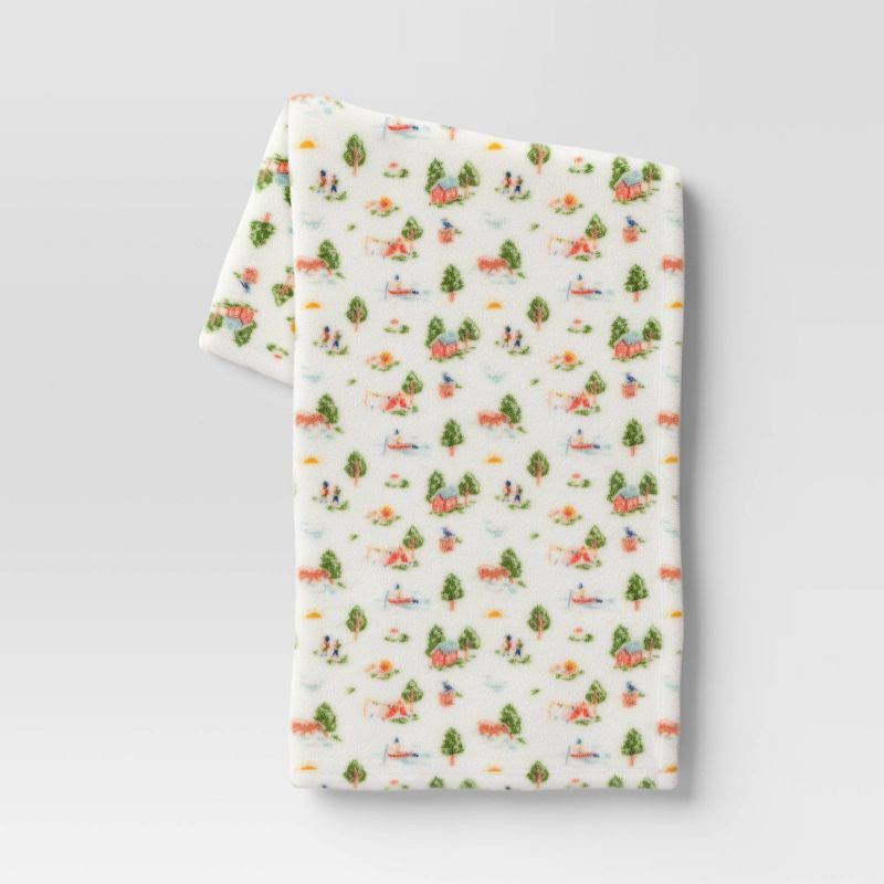 e57409abf836ebd25dd1c7c1abb04a9d54ef305a347a5f7e5454fc17e4dd4e68-1.jpg Oversized Camp Printed Plush Throw Blanket - Room Essentials - Image 1