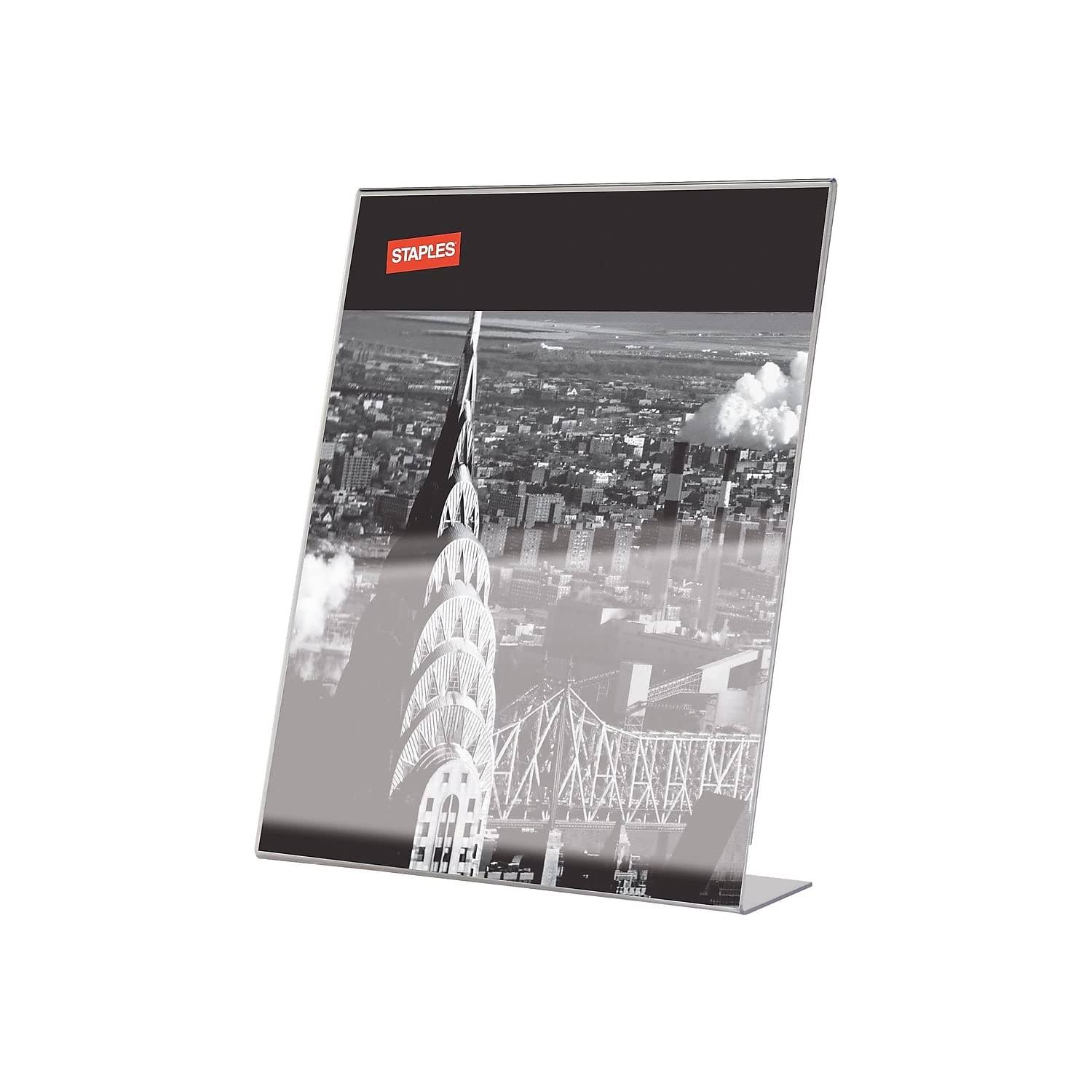 e5823419433a041e55e1e9a0c4ccfd033ac4b59224b05853655e9668da3f2056.jpg Staples Frame L Shape 8.5x11" 810902 - Image 1