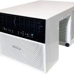 Soleus Air 8000 BTU Saddle Window AC with Wi-Fi & Voice Control