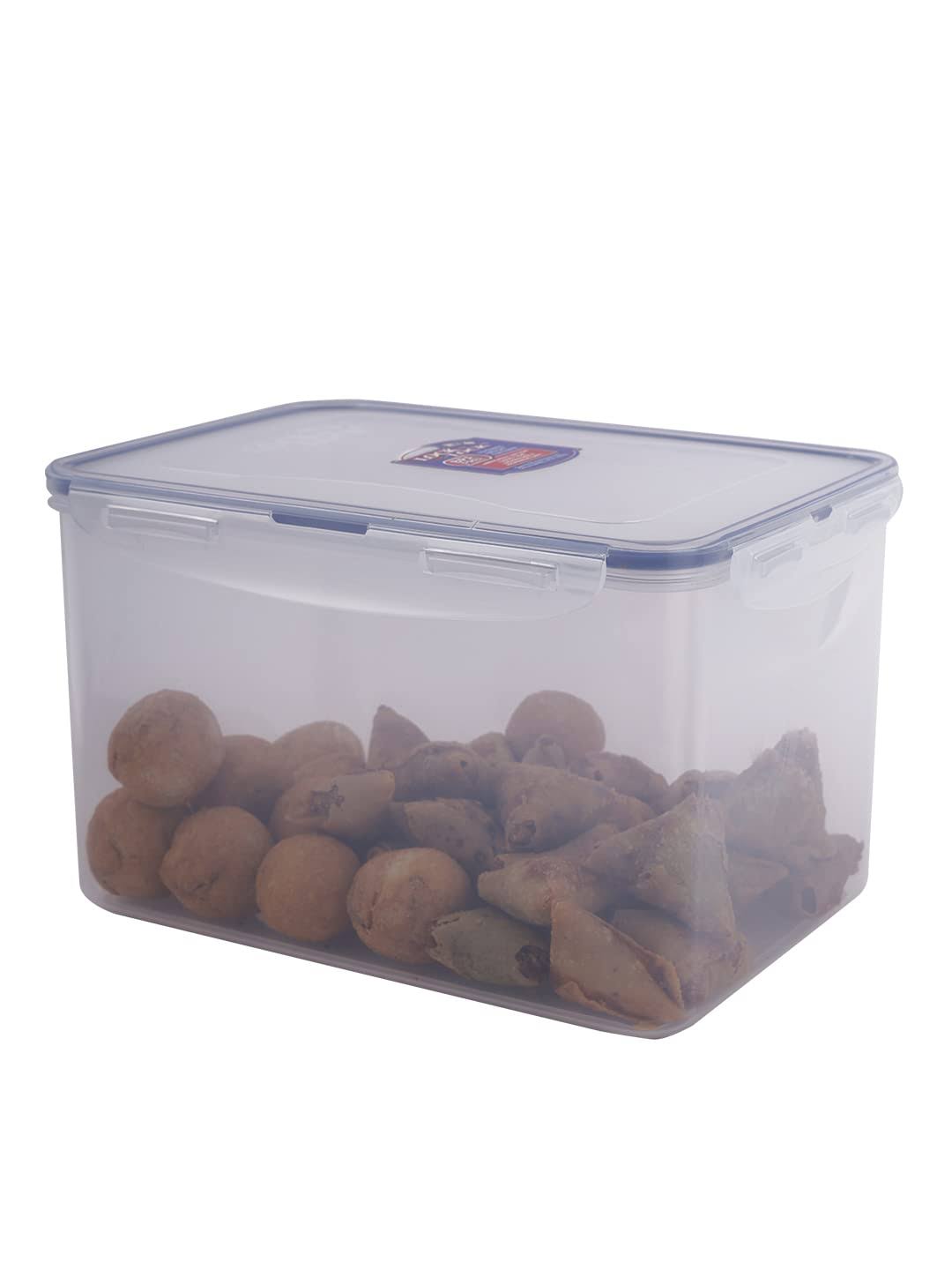 e60c122f7d2466df074941a4dd46a18a15bedf1798ff4b8984bf32c68bc3cf8e.jpg Lock & Lock Easy Essentials Pantry 18.8-Cup Rectangular Food Storage Container - Image 1