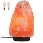 7 inch Himalayan Salt Lamp with Dimmer Cord - Night Light Natural Crystal Rock C