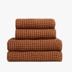 Parachute Turkish Cotton Waffle Bath Towel in Terra