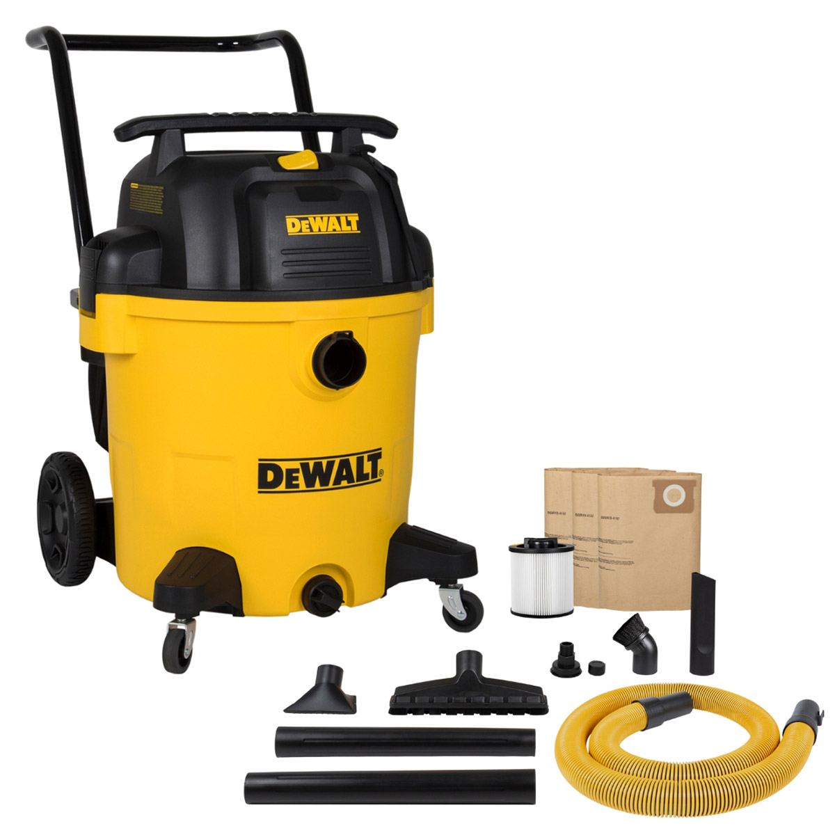 e6503e8c5eef10c308c55f1bb58a143a09ed6cfaaec4b17d64400ee31f5c77ec.jpg Dewalt 16 Gallon 6.5 PHP Stealthsonic Quiet Wet Dry Vacuum - Image 1