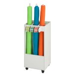 Honey Can Do Craft Storage Cart with Wheels - White