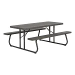 Lifetime 6 Foot Folding Picnic Table, Brown, 60105