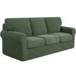 Subrtex 7 Pieces Stretch Sofa Slipcover Sets Couch Cover Sets Backrest Cushion Covers Furniture Protector Collection Set for Oversize Sofa Loveseat