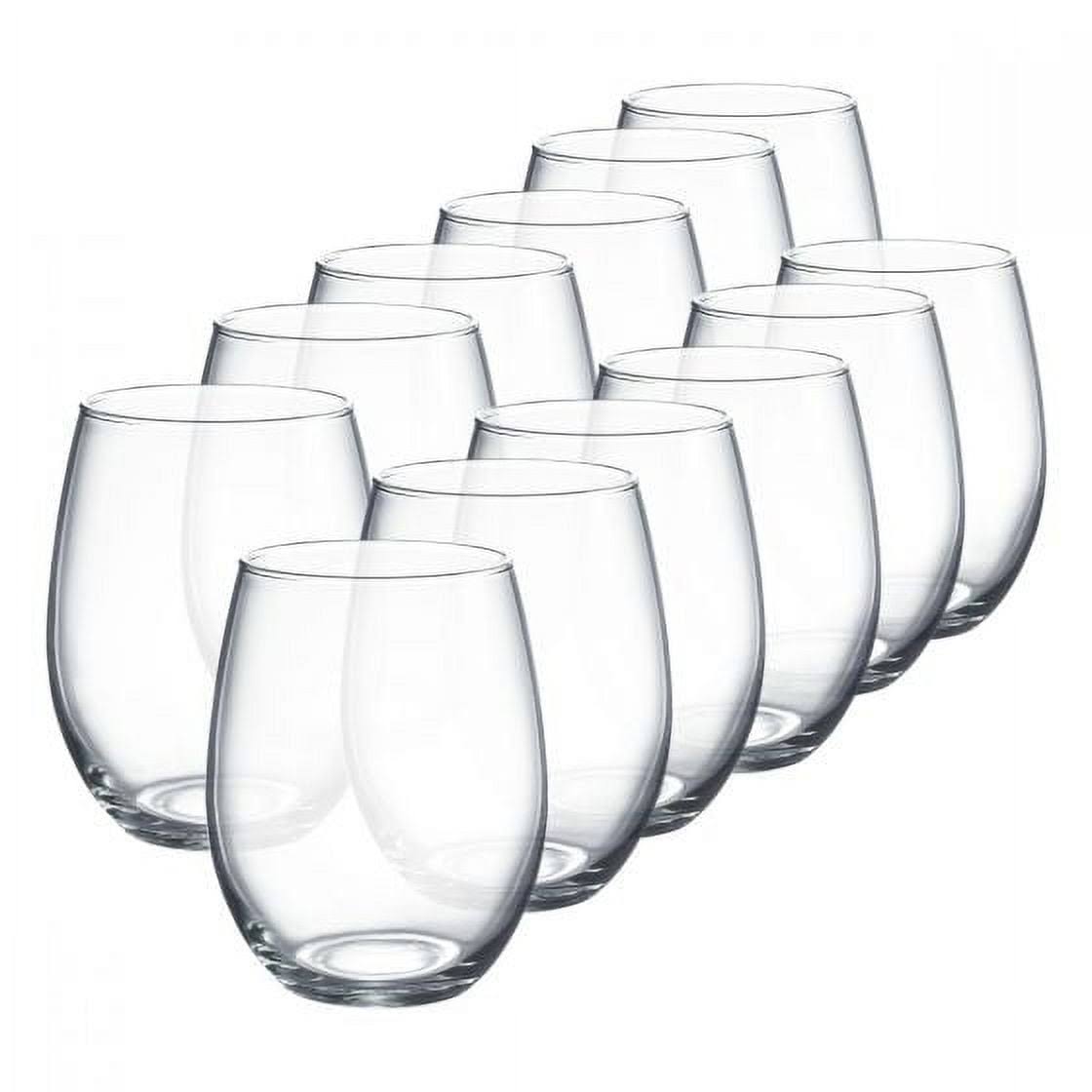 e668319f73fdabefbdf7231f43916c32eefd052d7d18b49ac5ee7db24776cd87.jpg Luminarc 15 oz. Cachet Clear Stemless Wine Glass 12 Piece Set, Size: One Size - Image 1