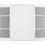 Broan 70/80 CFM Size Heater Exhaust Cover Upgrade with Dimmable LED and Color Adjustable CCT Lighting