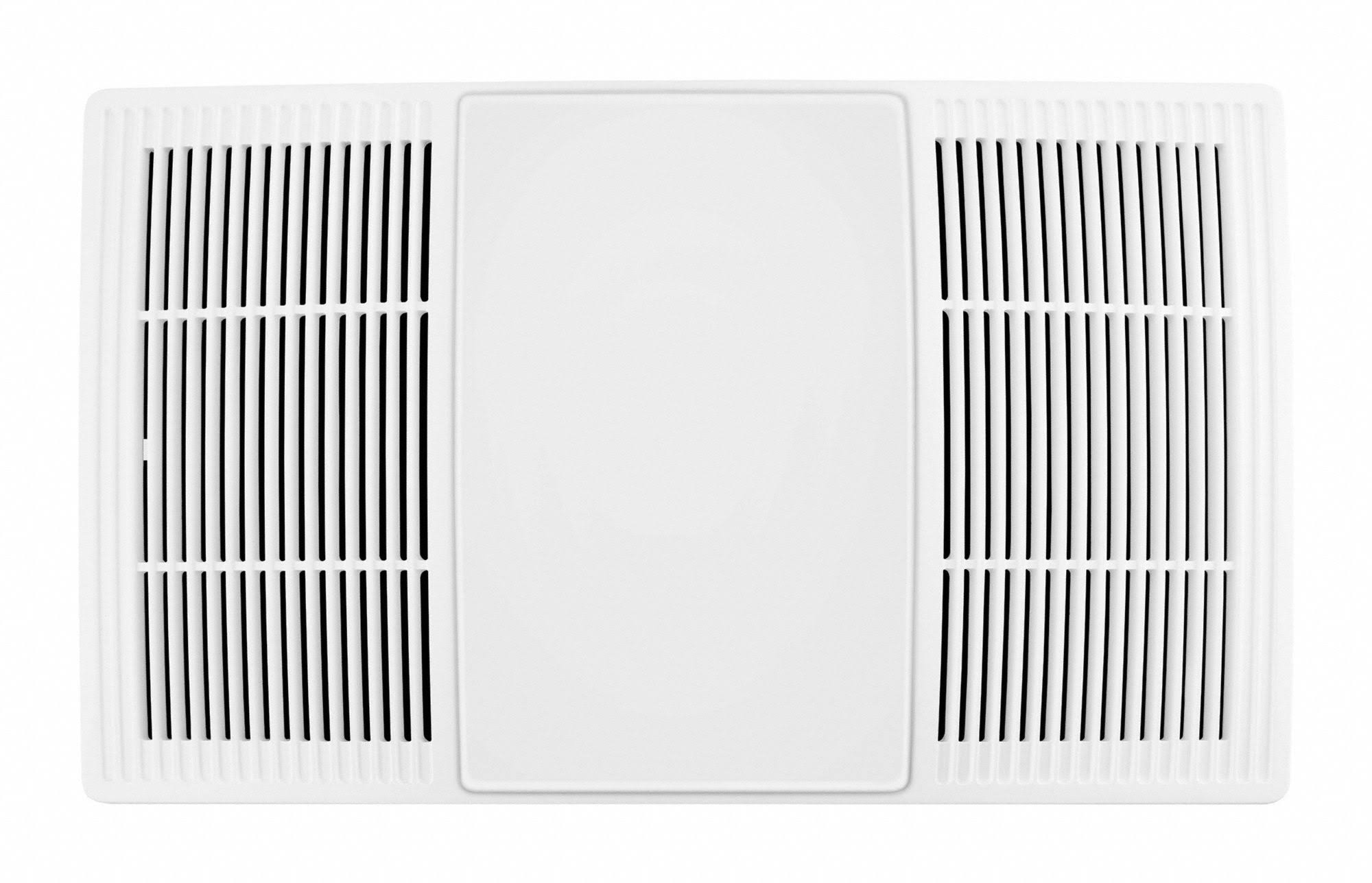 e68d3623fded8d062c0fff9f7999eda85b773c5617f7d317b8f3a9934f5c3a11.jpg Broan 70/80 CFM Size Heater Exhaust Cover Upgrade with Dimmable LED and Color Adjustable CCT Lighting - Image 1