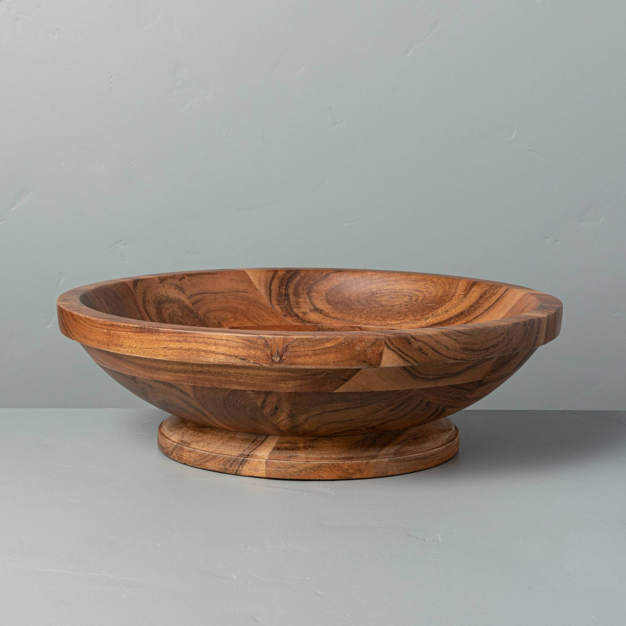 e68f12e049e91c7bbba2669615b97fe20e6d95cba2b3301490b7c02dda5e8b36.jpg Hearth & Hand with Magnolia Wood Decor Bowl | Target - Image 1
