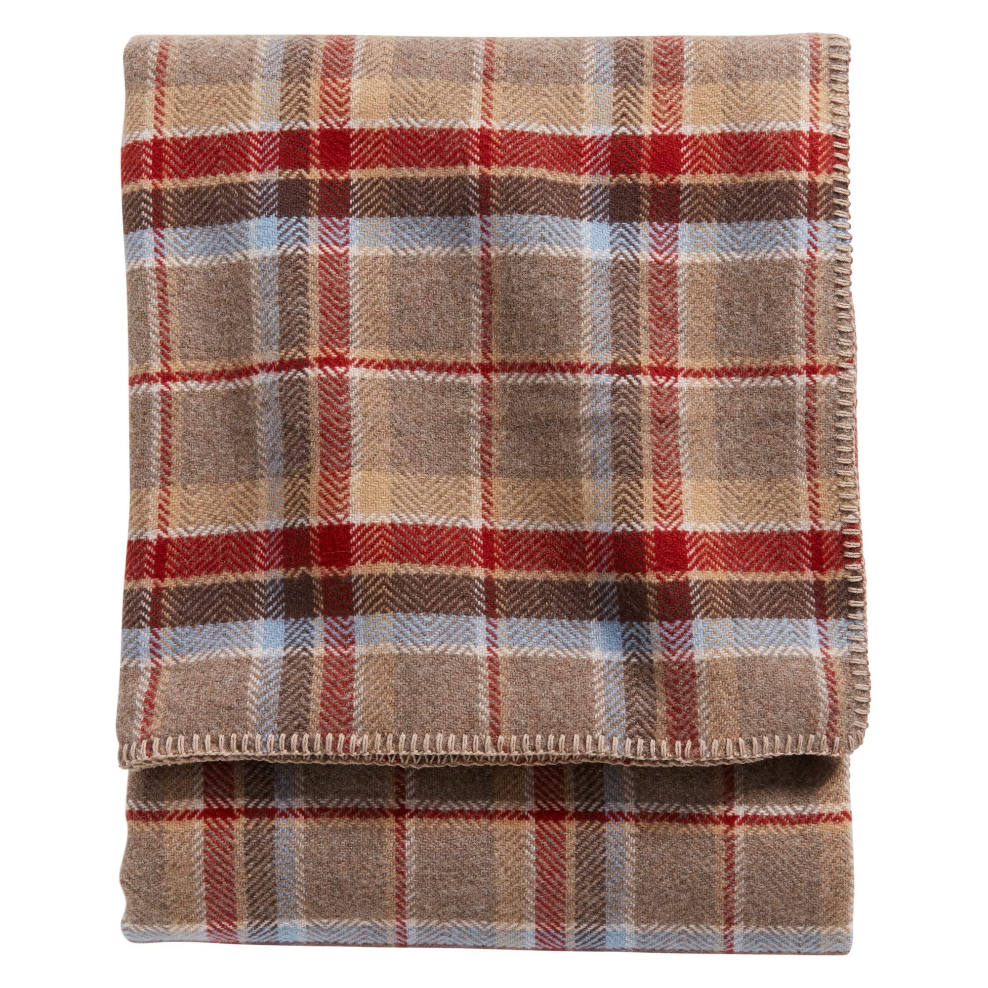 e6a5a08c9dc023494bdf78f6e222d34910c97f8ab57973b315b562a13d6891ab.jpg Pendleton Eco Wise Wool Washable Blanket - Twin - Jasper - Image 1