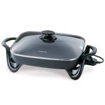 Presto Cast Aluminum Electric Skillet with Glass Lid, 16"