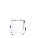 Hearth Glass Double Walled Glass Coffee Mugs, Set of 2