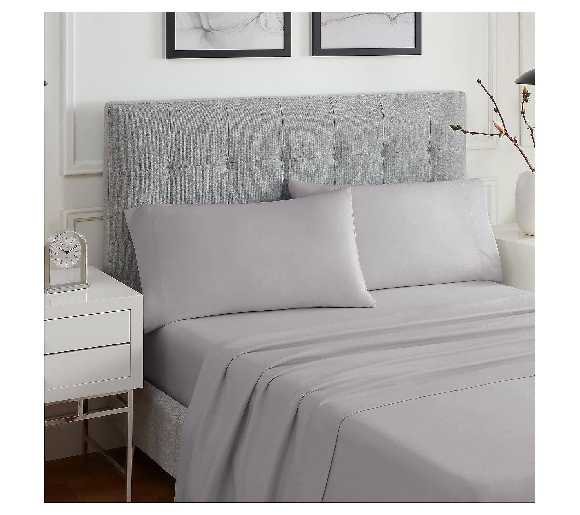 e6b7cc8511e1d23e14a3716280ce153f48cd136242161c4987cb8782a8d40e4c.jpg Eclipse Sleep Solutions Milan Cooling Sheet Set - Twin XL - Image 1