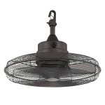 Home Decorators Collection Calthorpe 20 in. Portable Natural Iron Ceiling Fan
