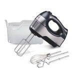 Hamilton Beach 6 Speed Performance Hand Mixer, Includes Case, 5 Attachments, Stainless Steel, 62646f