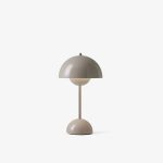 &Tradition Flowerpot Table Lamp Portable VP9 Grey Beige