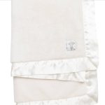 Little Giraffe Posh Mink Baby Blanket - Cream
