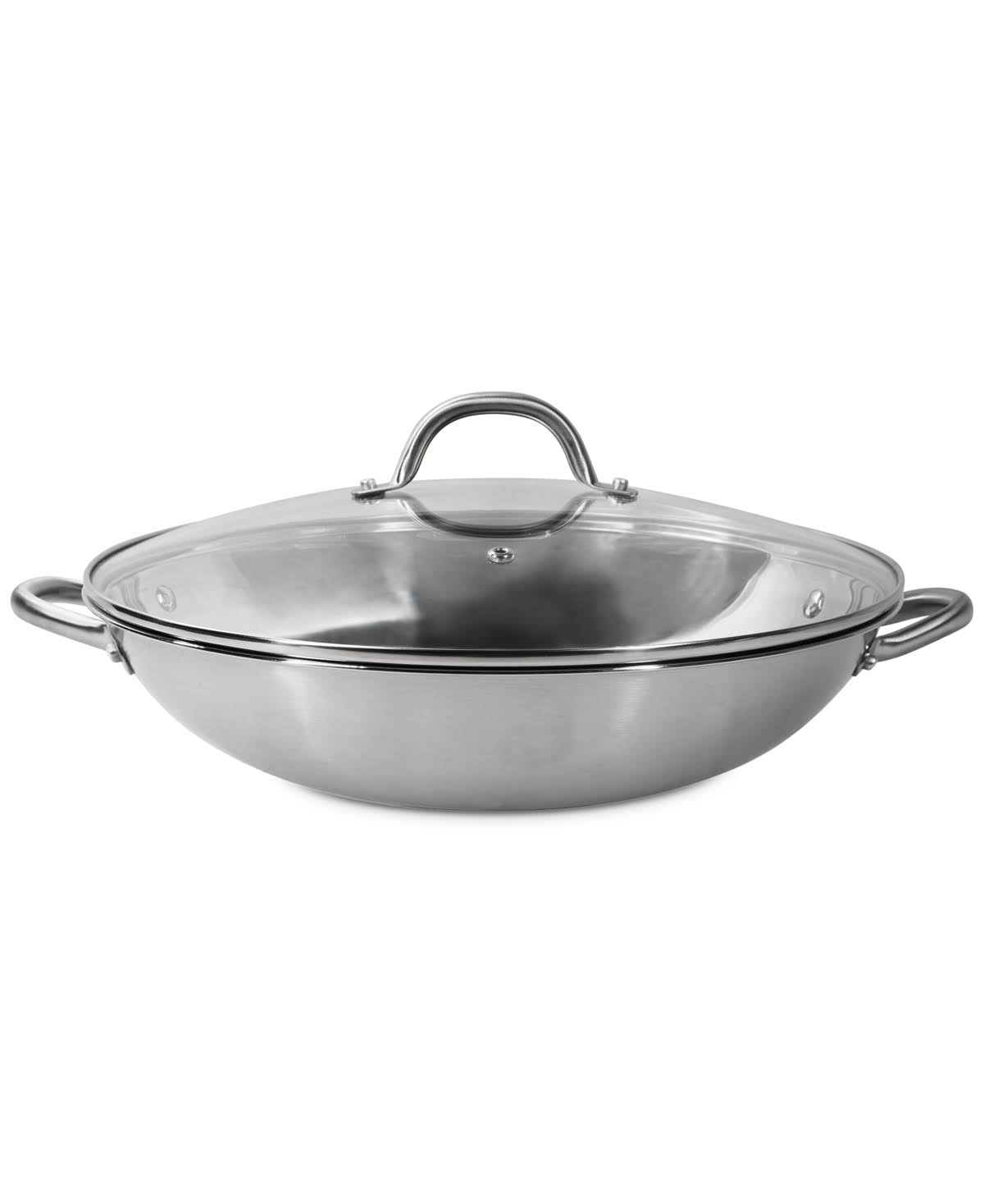 e710d92f4e68a42cff44d42c2ec39dbe9dbfecdb7ba9ae2047e408322ffc63db.jpg Sedona Stainless Steel 6.5-Qt. Multipurpose Pan with Glass Lid - Silver - Image 1