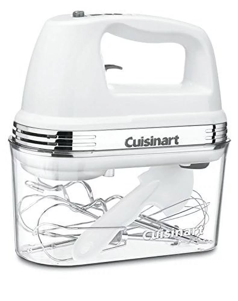 e72c24283a9abd3fecb714c4d9d2193da415eda6a706c5b6db024c95a36d9108.jpg Cuisinart HM-90S Power Advantage Plus 9-Speed Handheld Mixer with Storage Case White - Image 1