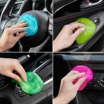 FiveJoy Car Cleaning Gels, 4-Pack Universal Auto Detailing Tools Car Interior Cleaner Putty, Dust Cleaning Mud for PC Tablet Laptop Keyboard, Camera