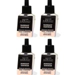 Bath & Body Works Wallflowers Fragrance Refill 0.8 oz 4 Pack (Mahogany Teakwood)